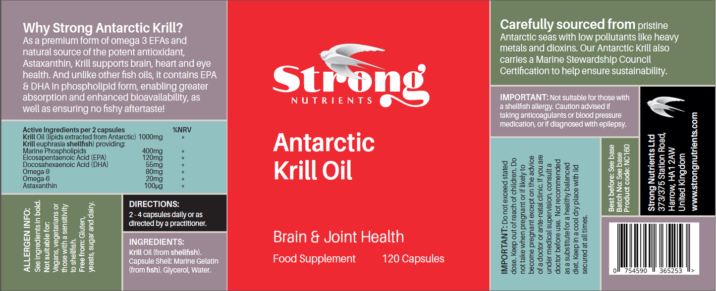 
                  
                    Antarctic Krill Oil - 120 Caps
                  
                