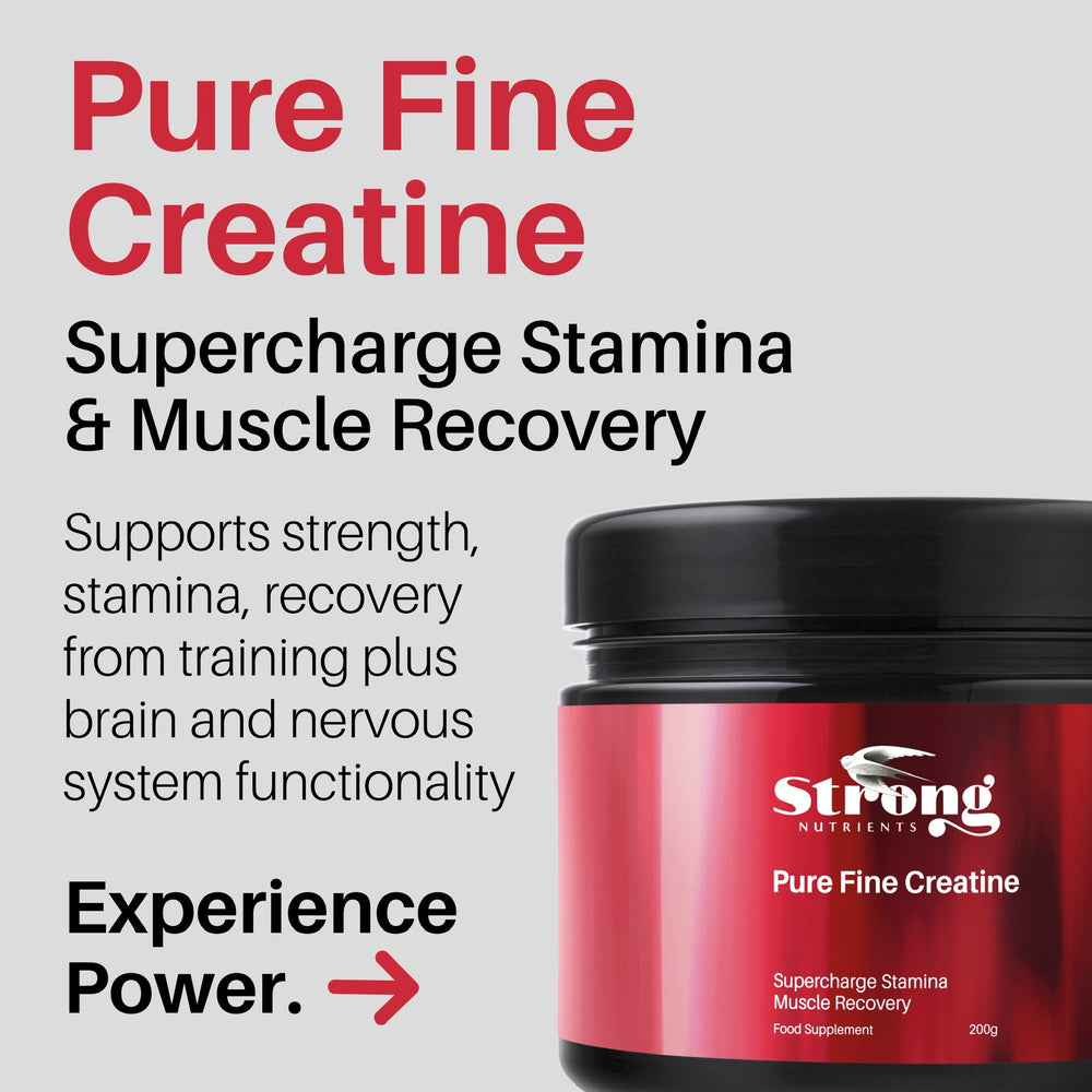 Everyone, at every age, can improve their strength and stamina with Pure Fine Creatine