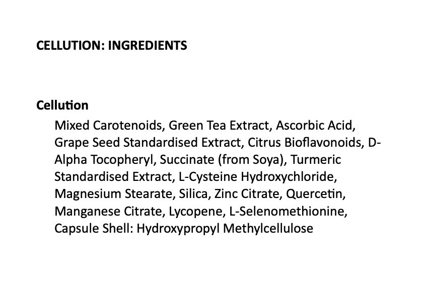 
                  
                    Cellution - 120 Caps back in stock est Nov 28th. Preorder now!
                  
                