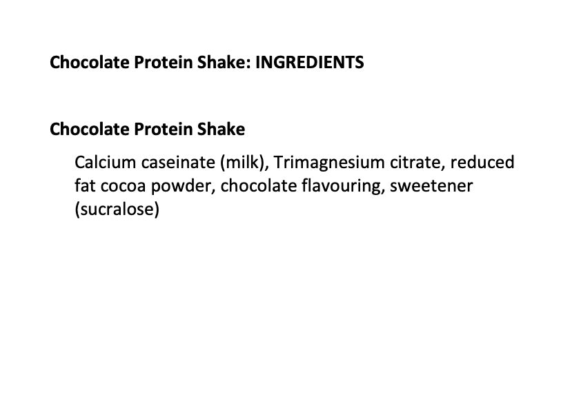 
                  
                    Casein Protein - Chocolate
                  
                