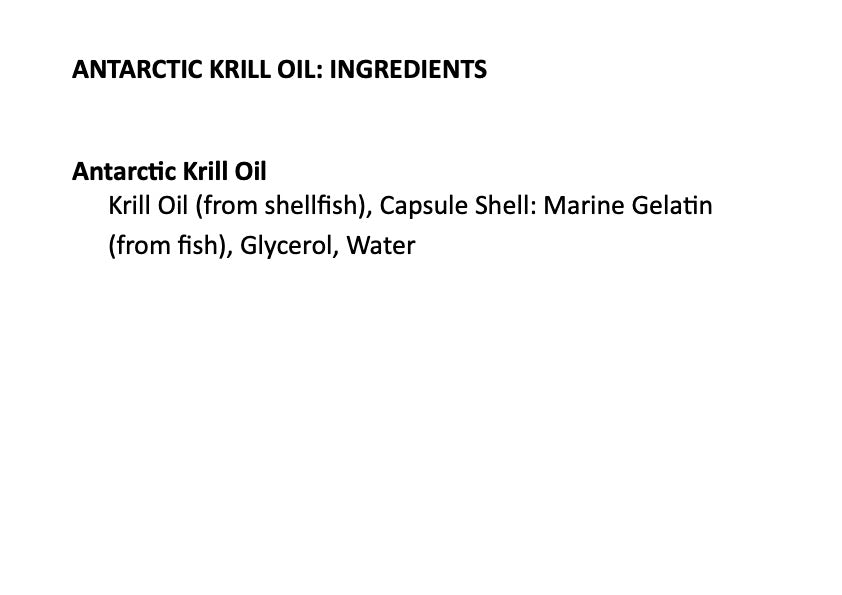
                  
                    Antarctic Krill Oil - 120 Caps!
                  
                