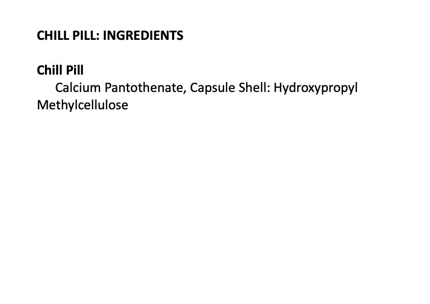 
                  
                    Chill Pill - 120 Caps
                  
                